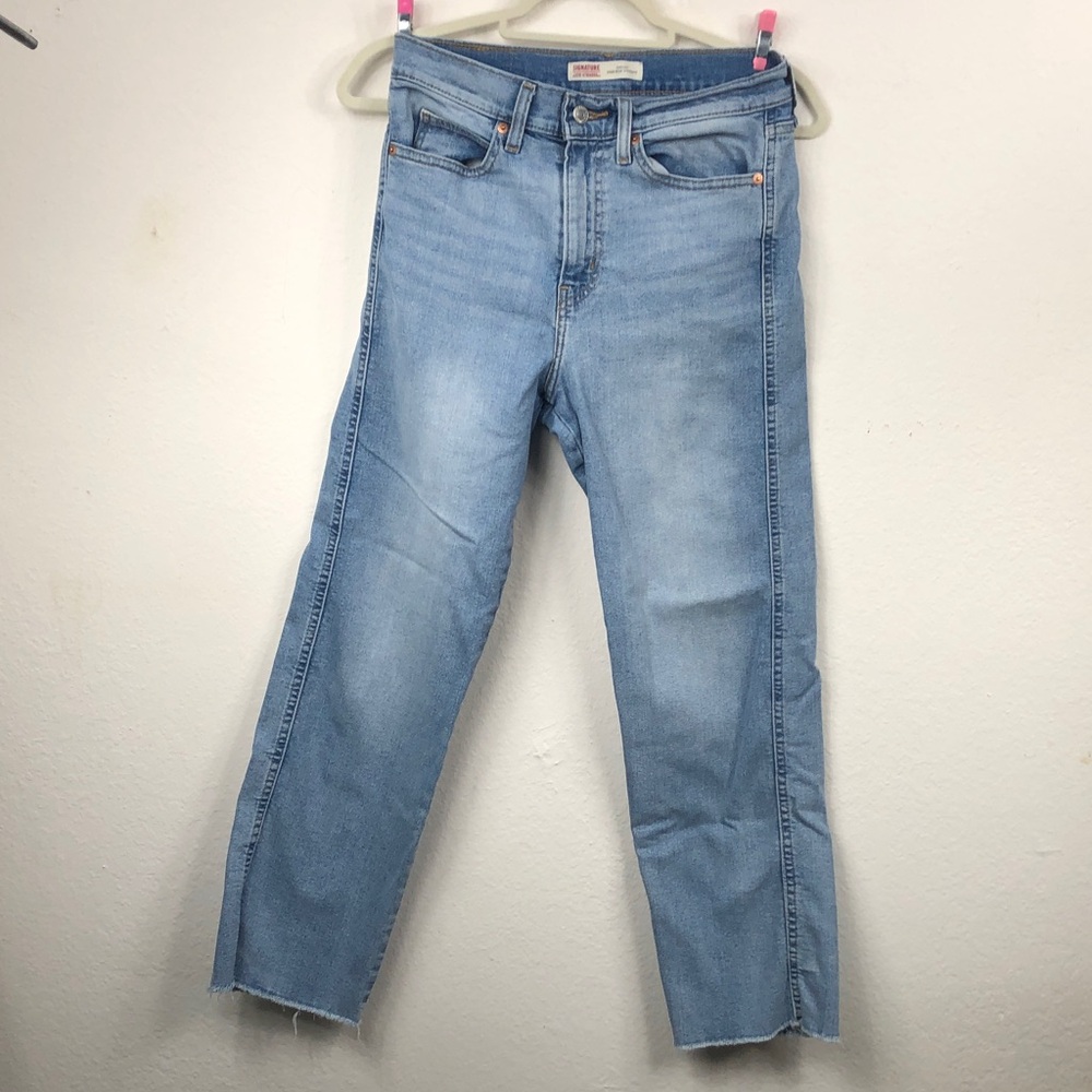 Levis Heritage High Rise Straight Jeans Womens 4 27 x 26